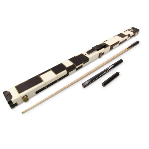 Striker 3/4 Jointed Snooker Pool Cue Set + Deluxe Black Patch Case