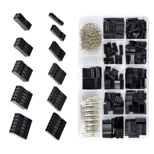 620Pcs Connector 2.54mm, Cable Jumper Wire 1