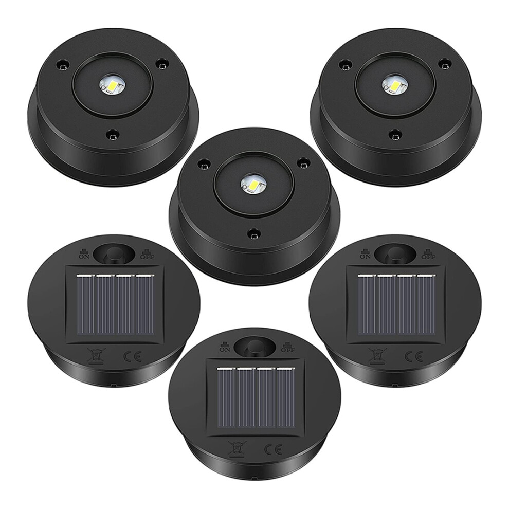 6 Pcs Solar Lights 7 Lumens Solar Lantern Parts for Outdoor Hanging
