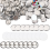 600 Pcs Blank Button Making Supplies for Button Making Machine 1