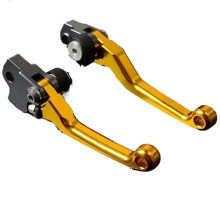 Grips Clutch Brake for RMZ450 for RMZ450 for RMZ 450 20072016 Pivot Brake Clutch Levers(Gold)