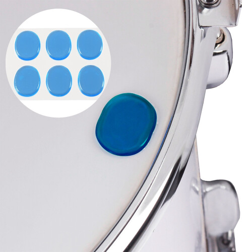 6 pezzi/set rullante silenziatore accessori per percussioni (blu) 2