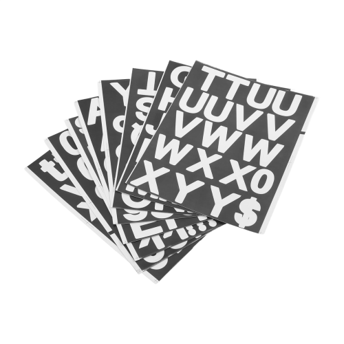 8 Sheets Self-Adhesive Vinyl Letters Numbers Kit, for Mailbox,Signs 2