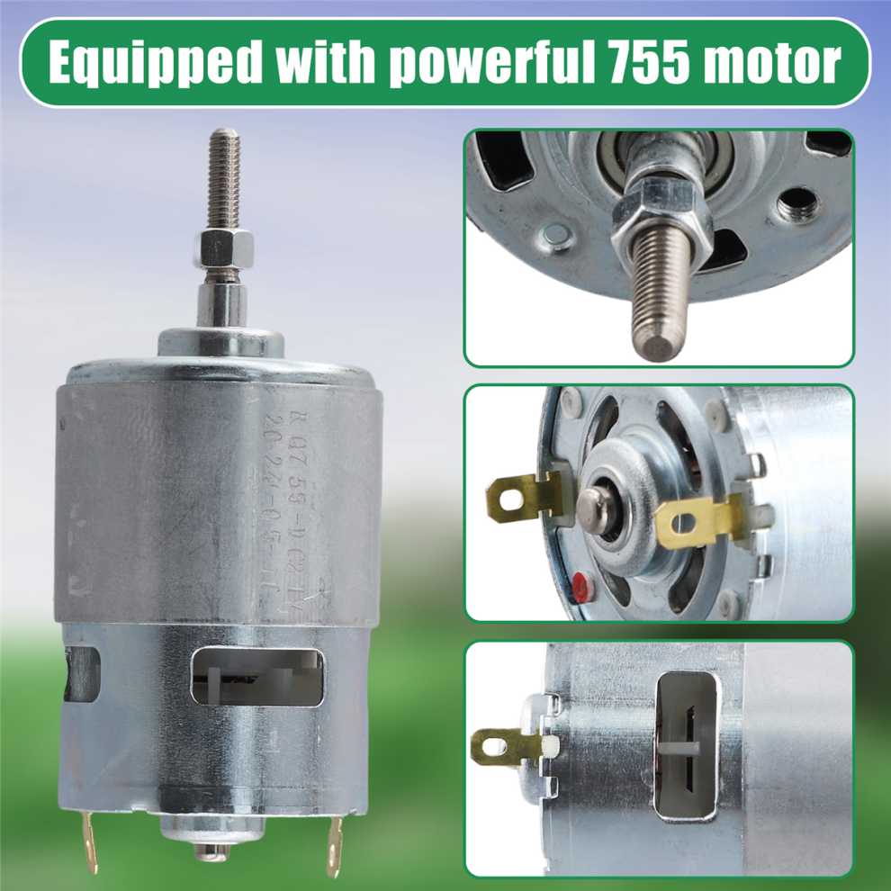 755 Gleichstrommotor 18 V 120 W – Vielseitiger DC-Motor Für Büroautomation, Industrie & DIY (ohne Kabel)