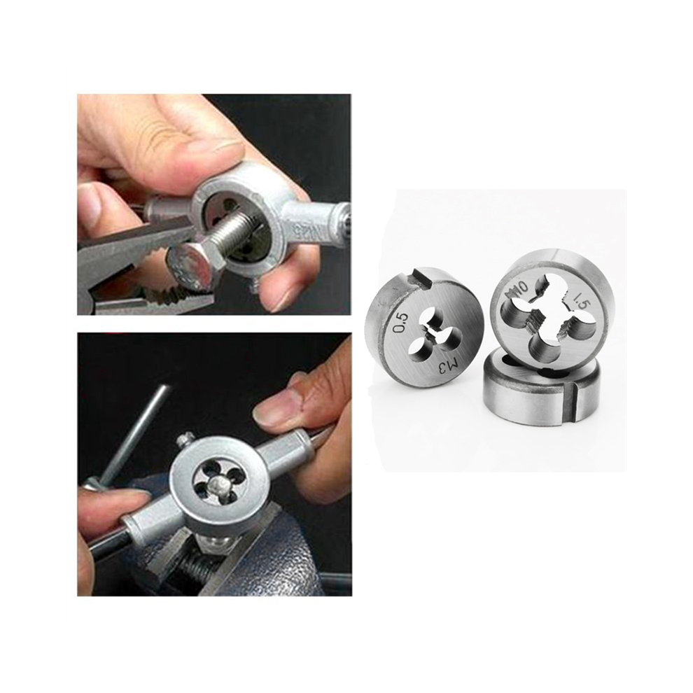 8Pcs Metric Die Set M3//M5/M6/M8/M10/ Tool Set 4853541213806