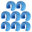 8 Pack Universal Pool Hose Weight Universally Blue 1