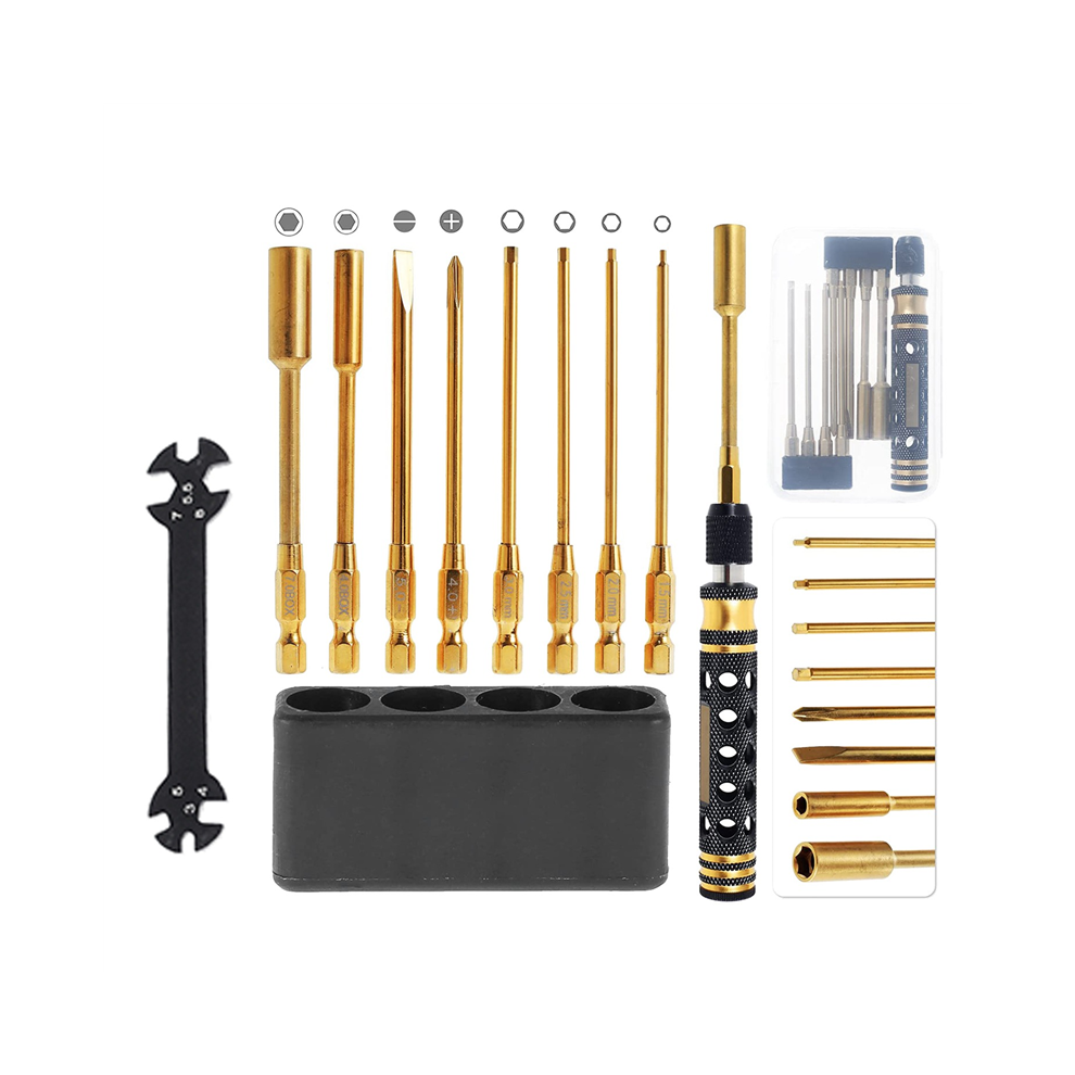 9 in 1 RC Tool Kit, Hex Driver Screwdriver Set for RC Car Hobby Tools-image-OPC-PHZ8CSP-NEW