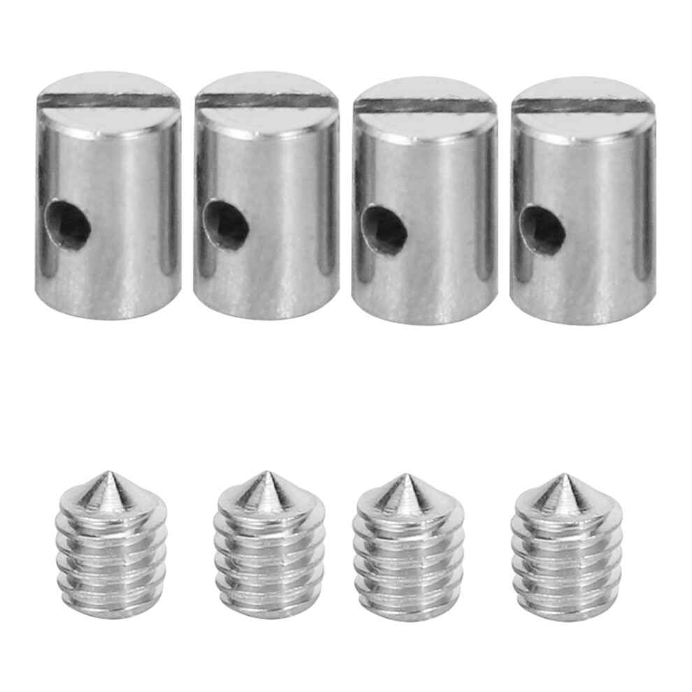 8Pcs Solderless Cable Nipples 5Mm Throttle With Screw For Quad Mower 4853541214100