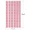 96 pezzi di stucco adesivo per poster non riutilizzabile (rosa) 2
