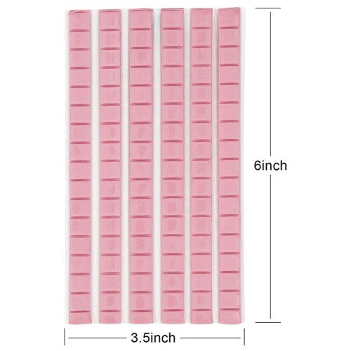 96 PCS Adhesive Poster Putty Sticky Non- Reusable (Pink) 1