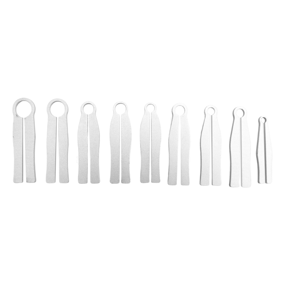 9Pcs Removal Repair Wrench Clamp Tool Kit Spanner For M Serial Silver 4853541216593