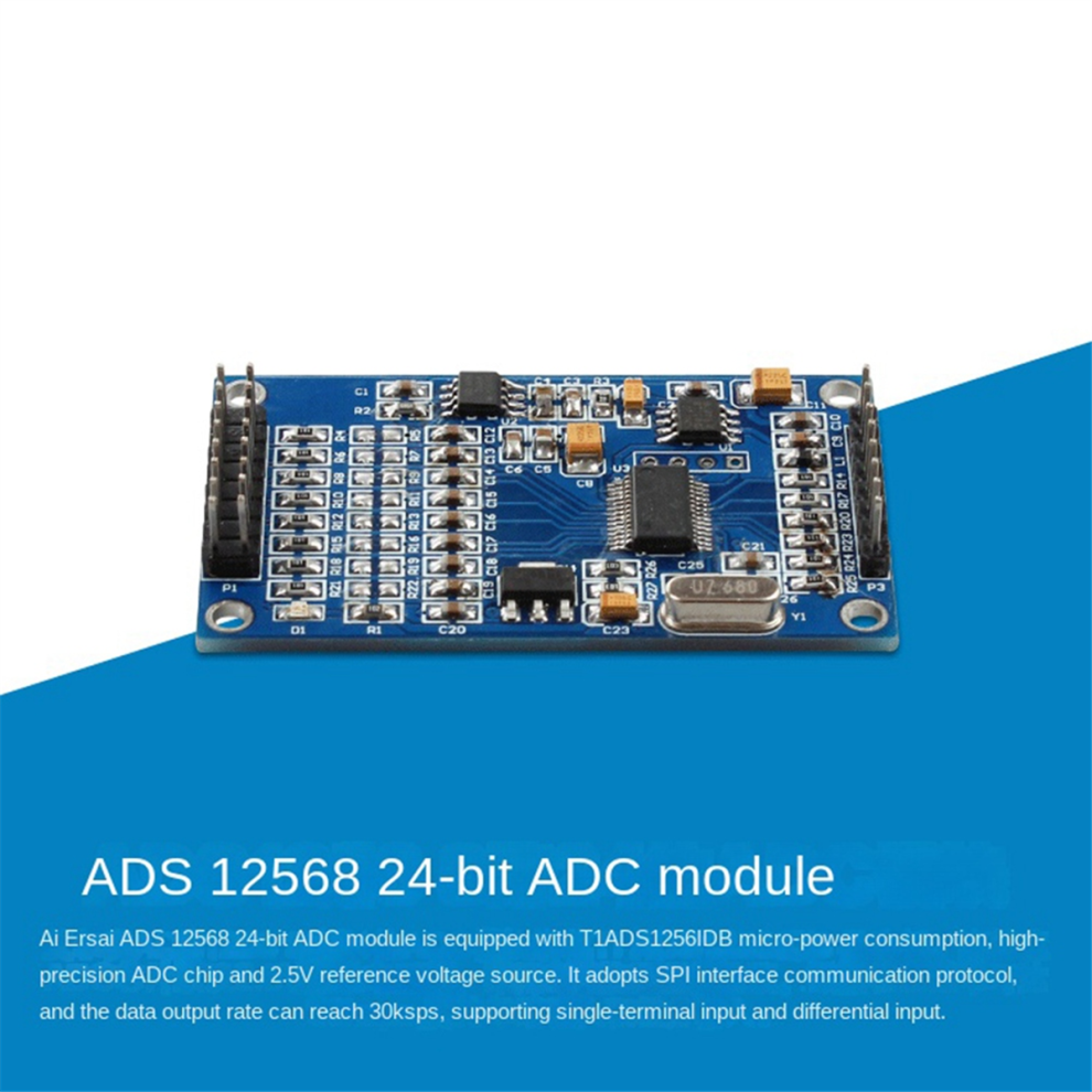 Ads1256 24-Bit 8-Channel Adc Ad Module Adc Acquisition Data Module 4853541220385