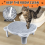 Adjustable Cat Ramp Litter Box Step Double Layer with Filter Function 6