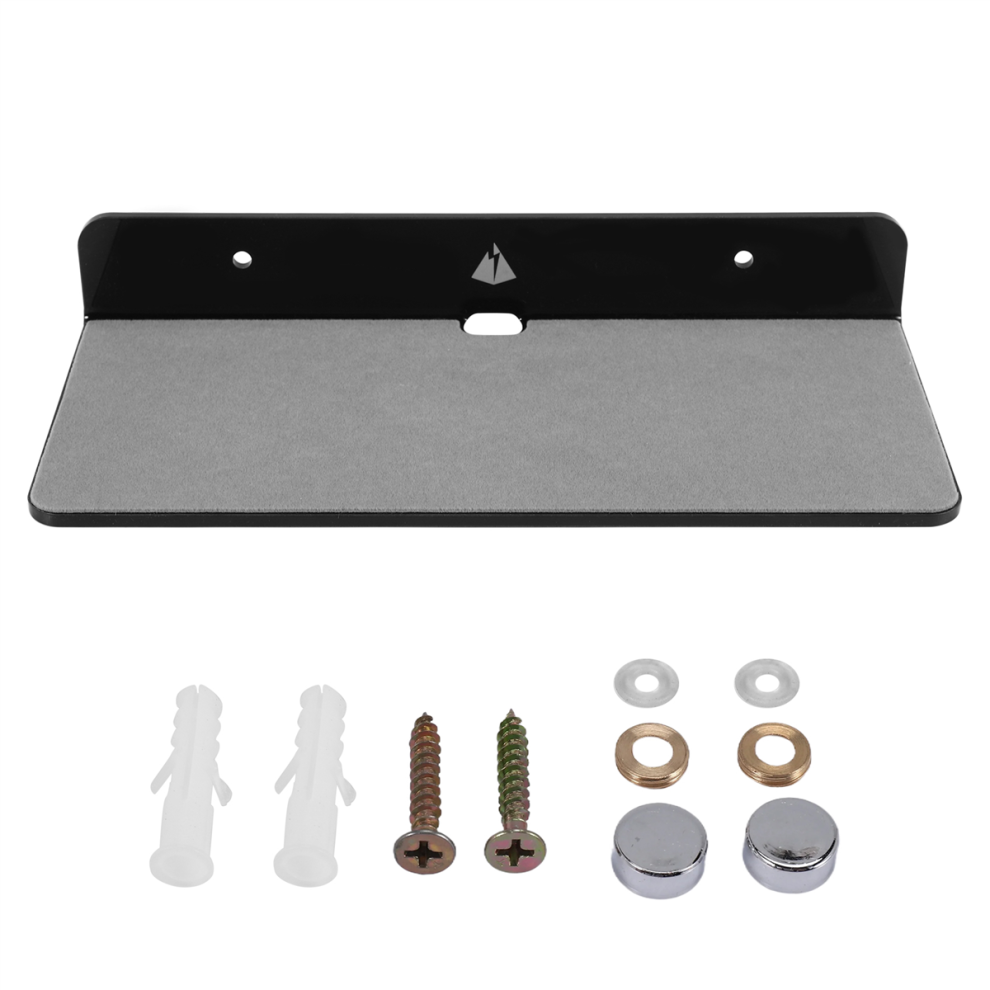 Acrylic Wall Mount Display Shelf For Bluetooth Speaker, Webcam-Black 4853541219341
