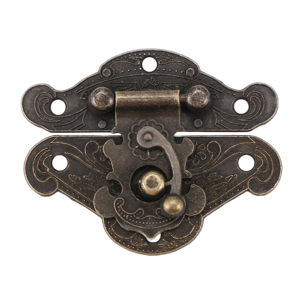 Antique Latch Jewelry Box Hasp Size:medium 4853541225083