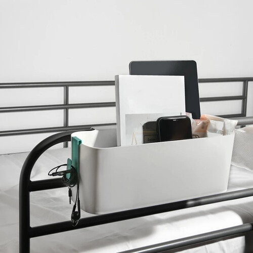 Bedside Bed Shelf to Storage Remotes Cellphone Charging Accessories-B 2