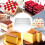 Battenberg Cake Pan, Commercial Weight Anodised Aluminium, Silver A 7