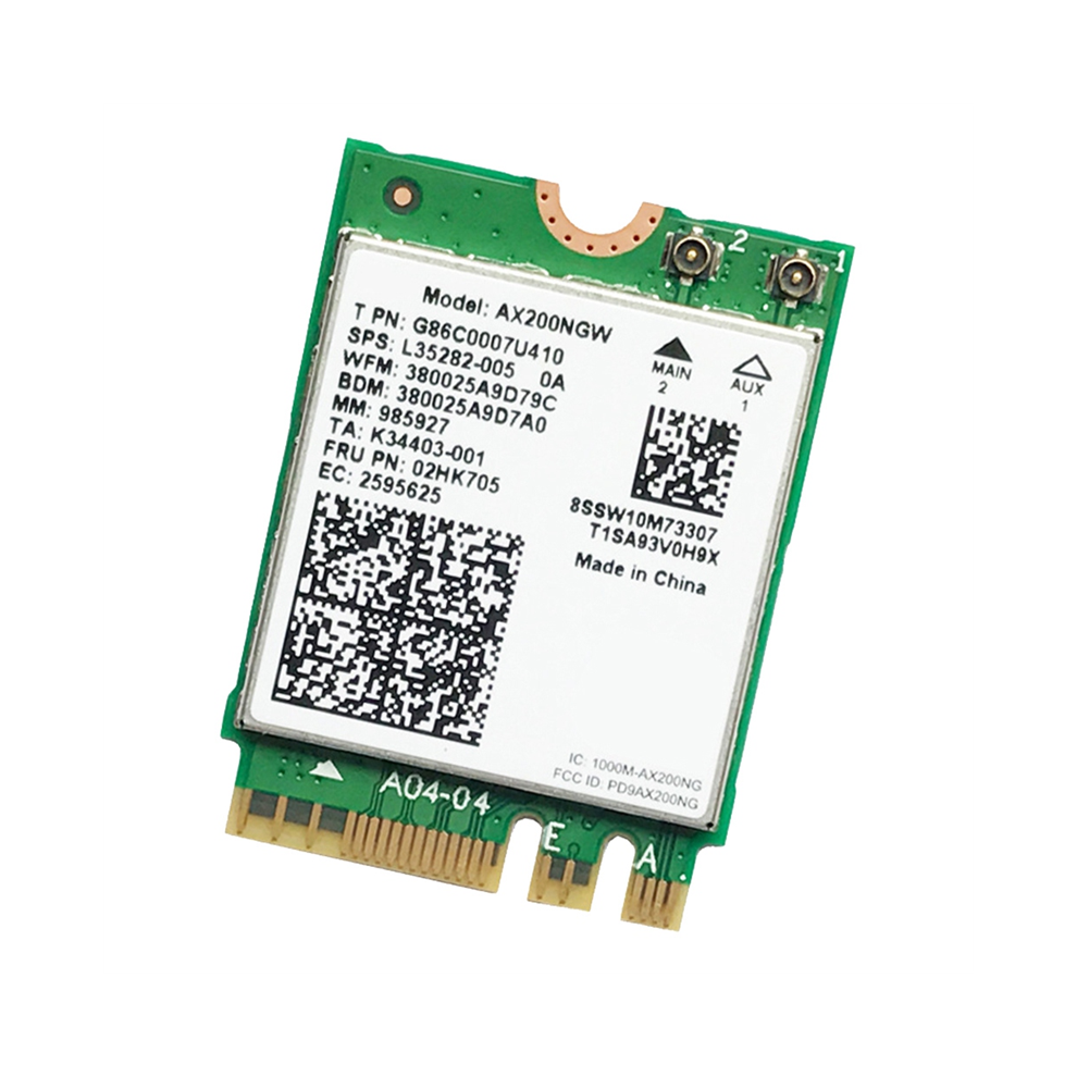 AX200 AX200NGW SíťOvá Karta M.2 Ngff, Wi-Fi Karta, Bluetooth 5.0, Wi-Fi 6-image