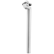 Fahrradsattelstütze für Mountainbike, Rennrad und Bahnrad, 27,2 x 300 mm, Silber