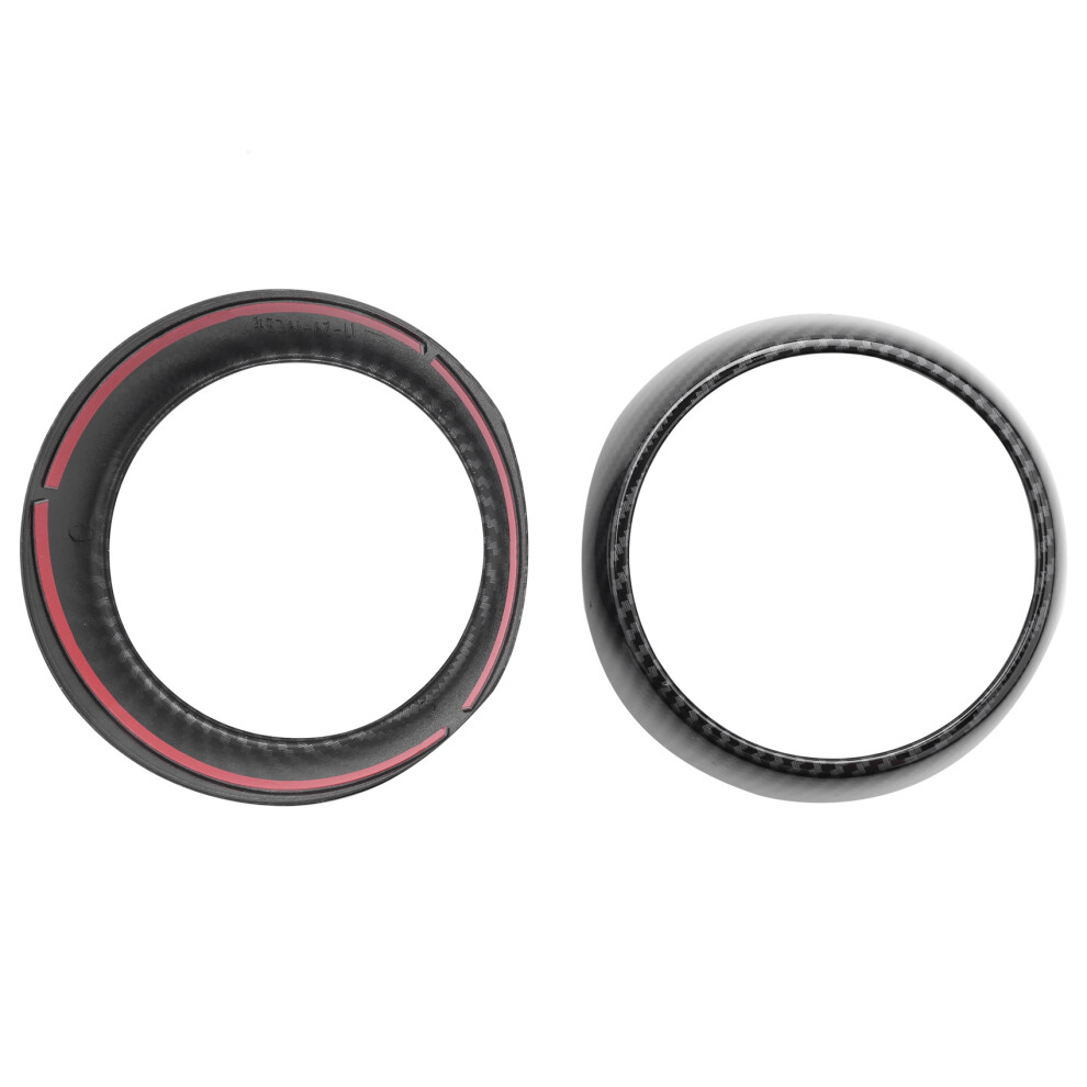 Car Dashboard Side Air Vent Decoration Ring Cover Trim Carbon Fiber-image-OPC-PHZ8J2R-NEW