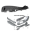 Car Front Left Seat Side Bracket Plastic Cover for 5 7 Series 2