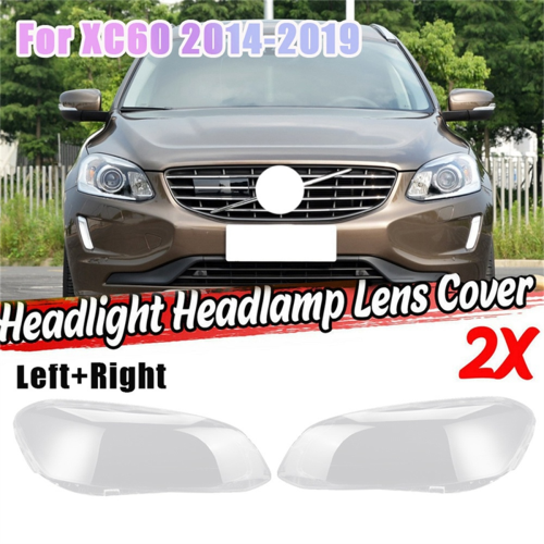 Car Front Headlight Lens Lampshade Shell for XC60 Right 2