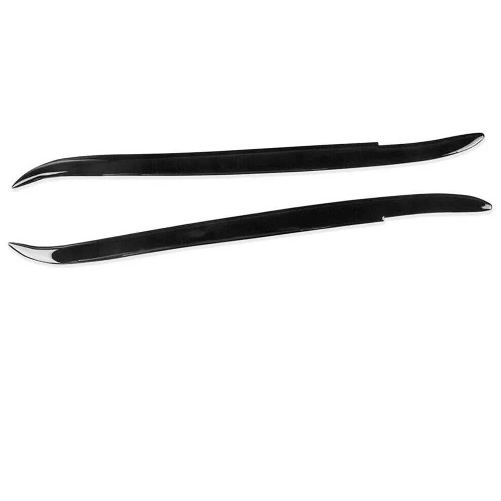 Compatible For Bmw 5 Series E39 19952003 Glossy Piano Car Headlight Eyelid Eyebrow Trim Stylish Headlight Eyelids Black 477169089250