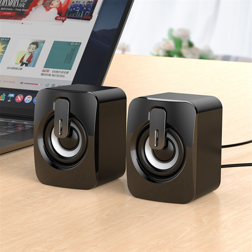 Computer Speakers Usb 3.5Mm Pc Sound Box Hifi Stereo Microphone 4853541264334