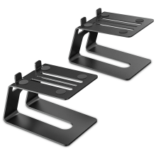 Supporti per altoparlanti da tavolo, 1 coppia, supporto per monitor da studio