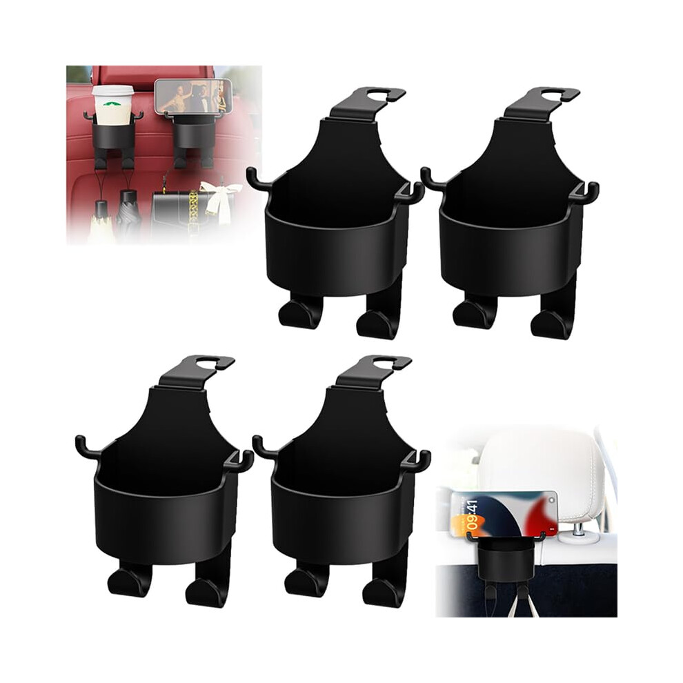 Multifunctional Hook For Car Seat Back, Upgrade 3 In 1 Vehicle Backseat Drink Cup Holder 477169089700