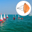 Kit vela per vento sottovento da 42 pollici, accessori per kayak e canoa 5