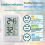 Digital Hygrometer Indoor Thermometer Room Thermometer 6