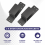 Door Brackets,2 Pack Drop Open Bar Holder for Home Security 4