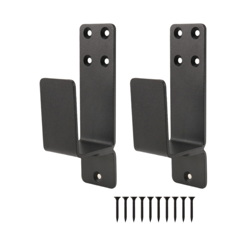 Door Brackets,2 Pack Drop Open Bar Holder for Home Security 2