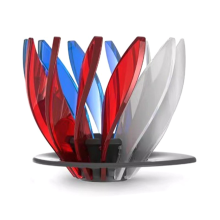 Dripper SUIREN 02 1-4 Cups Coffee Hand Drip White Red Blue