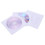 Porta buste di carta per DVD e CD con chiusura trasparente, confezione da 100 3