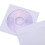 Porta buste di carta per DVD e CD con chiusura trasparente, confezione da 100 4