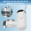 Electric Water Heater with Temperature Display for Kitchen EU Plug A 4