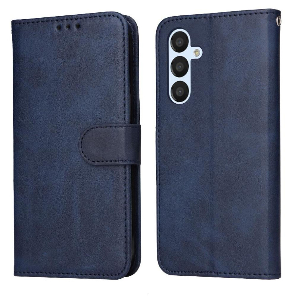 (Blue) Flip Case For Samsung Galaxy A34 5G Flip Cover Card Slots Magnetic Closure Precise Cutouts Blue 764563083367