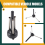 Foldable Tripod for Oboe Flute Clarinet Saxophone Wind Instrument 7