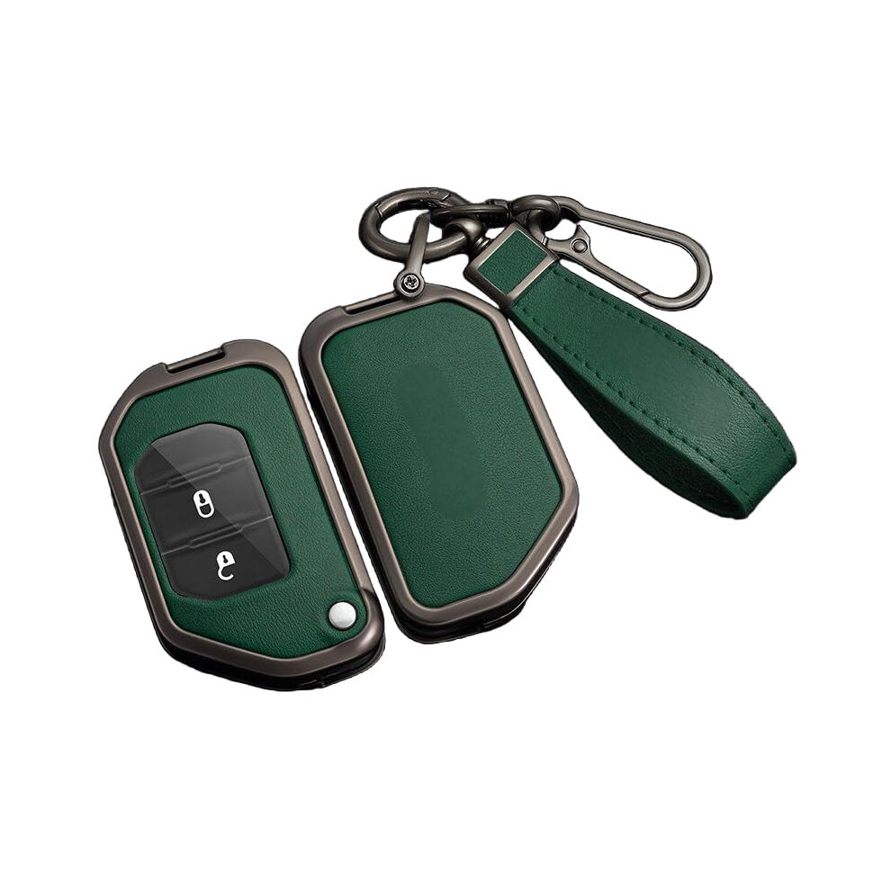 For Jeep Key Fob Cover, Leatherzinc Alloy Key Fob Case For 2018 Wrangler Jl Jlu Rubicon 477169090355