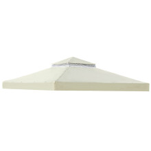 Gazebo Replacement Canopy Top Cover 3x3M/10x10FT, Double Tier Outdoor Garden Patio BBQ Canopy