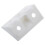Furniture Cabinet Fastener Corner Braces Angle Brackets White 10pcs 3