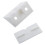 Furniture Cabinet Fastener Corner Braces Angle Brackets White 10pcs 2