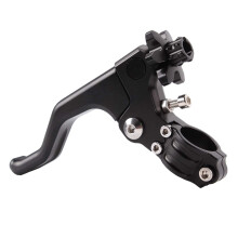 CNC Short Stunt Clutch Lever 22mm 7/8' Handlebar Universal for Motorcycle Dirt Bike (Black)