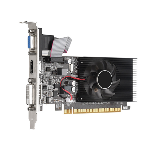 GDDR3 64-Bit Grafikkarte PCIe x16 2.0 GPU Computergrafikkarte 2