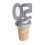 (Add a Gift Pouch) 50th Birthday Pewter Bottle Stopper 3