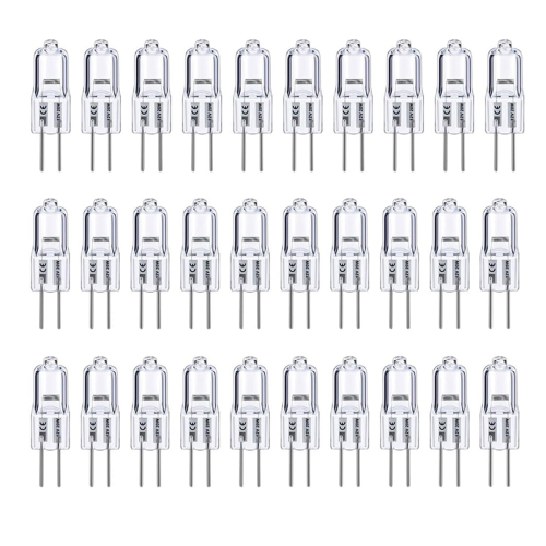 G4 Bulb,20 Pack Halogen G4 12V 20W with G4 Bi-pin Base