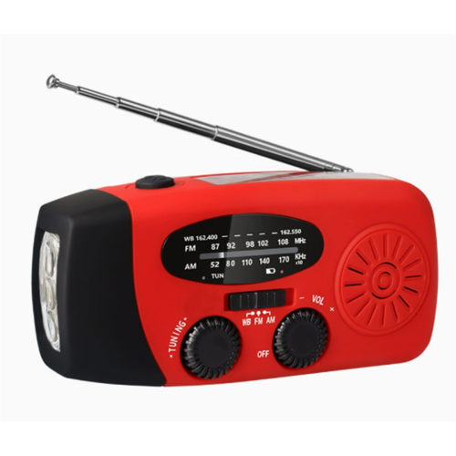 AM/FM/NOAA-Radio mit Handkurbel-Dynamo 1