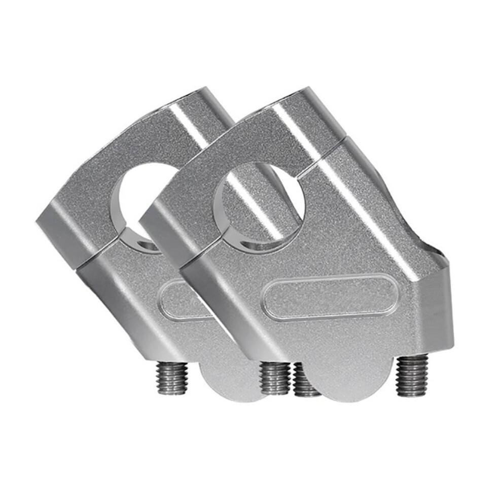 Motorcycle Handlebar Clamp For Yamaha 22Mm 28Mm Motorcycle Handlebar Riser (Color : 28Mm ) Silver 477169091246